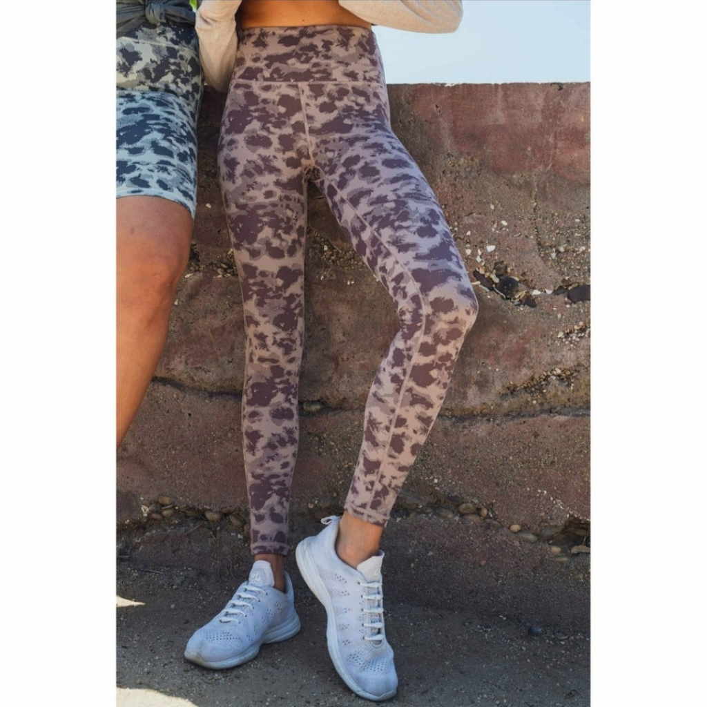 Jacquard High-Waisted Leggings By Mono B